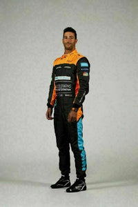 F1 McLaren Daniel Ricciardo 2022 Printed Go Kart/Karting Race/Racing Suit