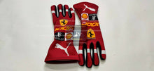 Load image into Gallery viewer, Charles Leclerc 2020 Racing Gloves F1 1000gp Karting Gloves Go Kart Gloves glove

