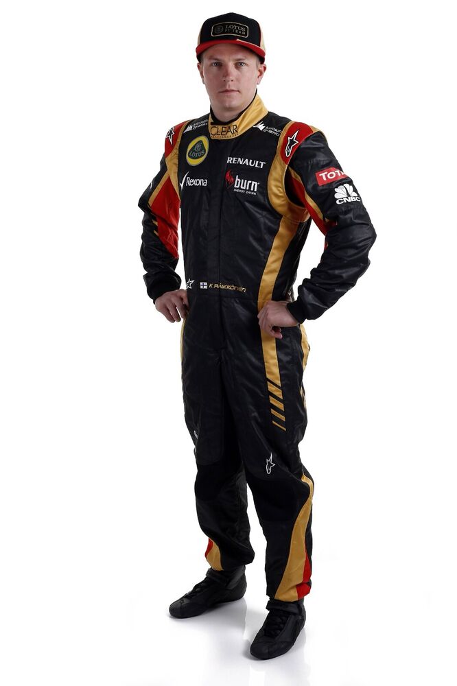 F1 Kimi LOTUS 2013 model printed go kart/karting race suit