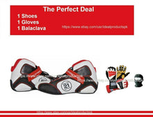 Load image into Gallery viewer, Porsche Go Kart Racing Shoes and Racing Gloves Karting shoes Karting Gloves
