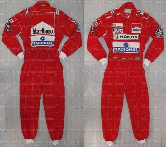 Ayrton Senna 1991 F1 Racing Suit in digital printing Go Kart Suit Karting Suit