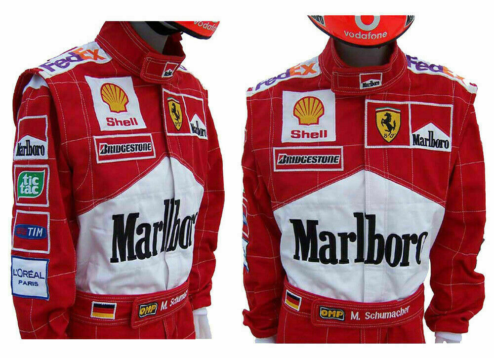 Michael Schumacher style Karting suit Embroided Kart racing suit