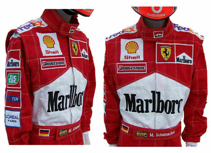 Michael Schumacher style Karting suit Embroided Kart racing suit