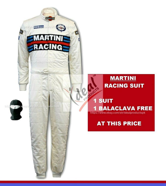 2021 Martini Racing Suit Go Kart Race Suit Karting Suit Motorsports Team Suit
