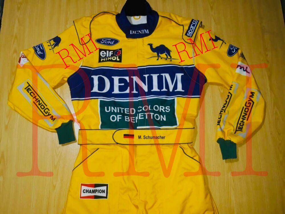 F1 Michael Schumacher 1991 Printed Racing Suit