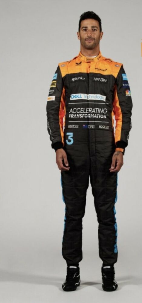 Daniel Maclaren New 2022 printed go kart race/racing suit ..