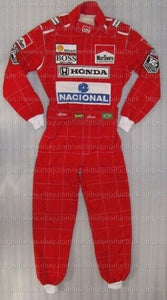 Ayrton Senna 1991 F1 Racing Suit in digital printing Go Kart Suit Karting Suit