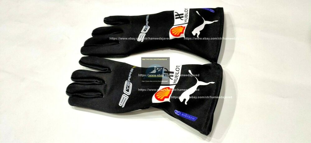 2019 Sebastian Vettel Racing Gloves F1 90 Years Karting Gloves Go Kart Gloves