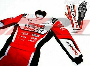 kart racing suit go karting Birel art style suit by FR1 With gloves-ALL SIZES